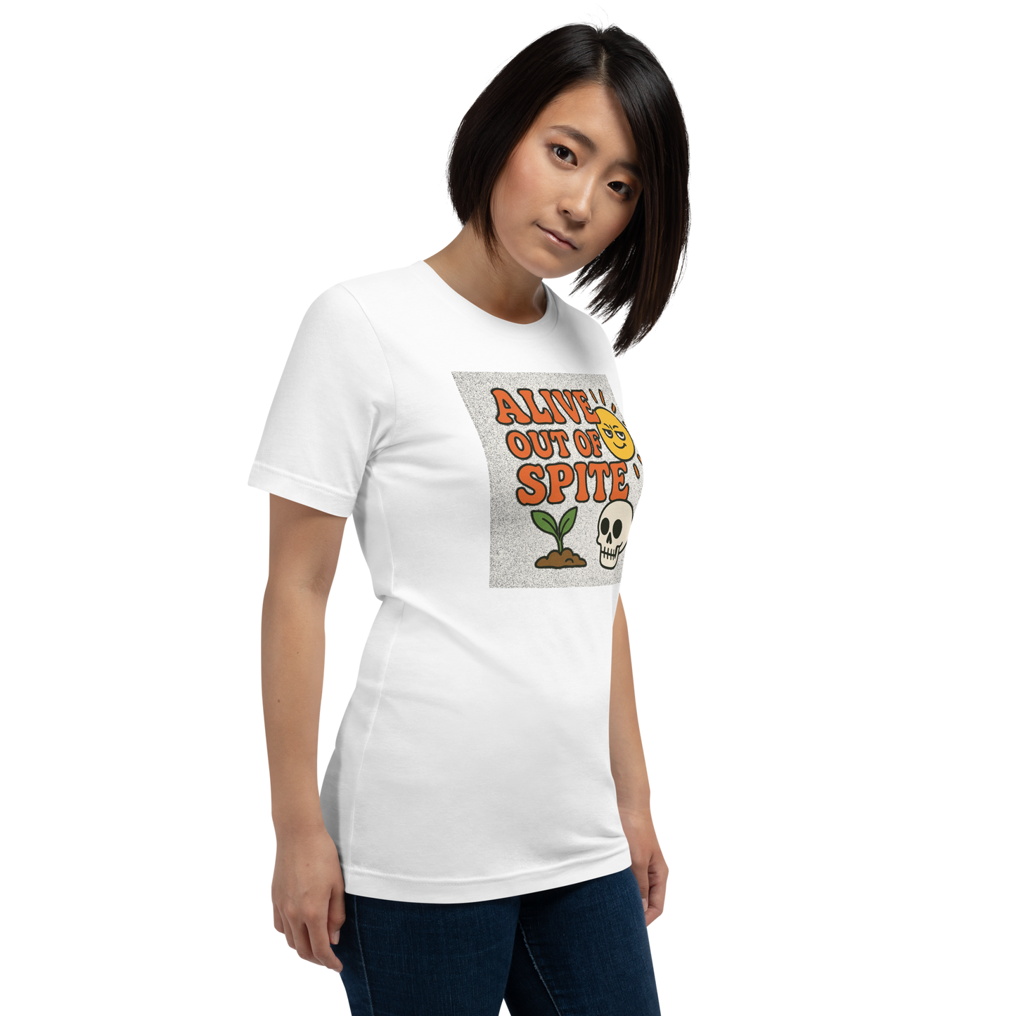 "Alive Out of Spite" Premium Unisex Graphic Tee – S to XXL