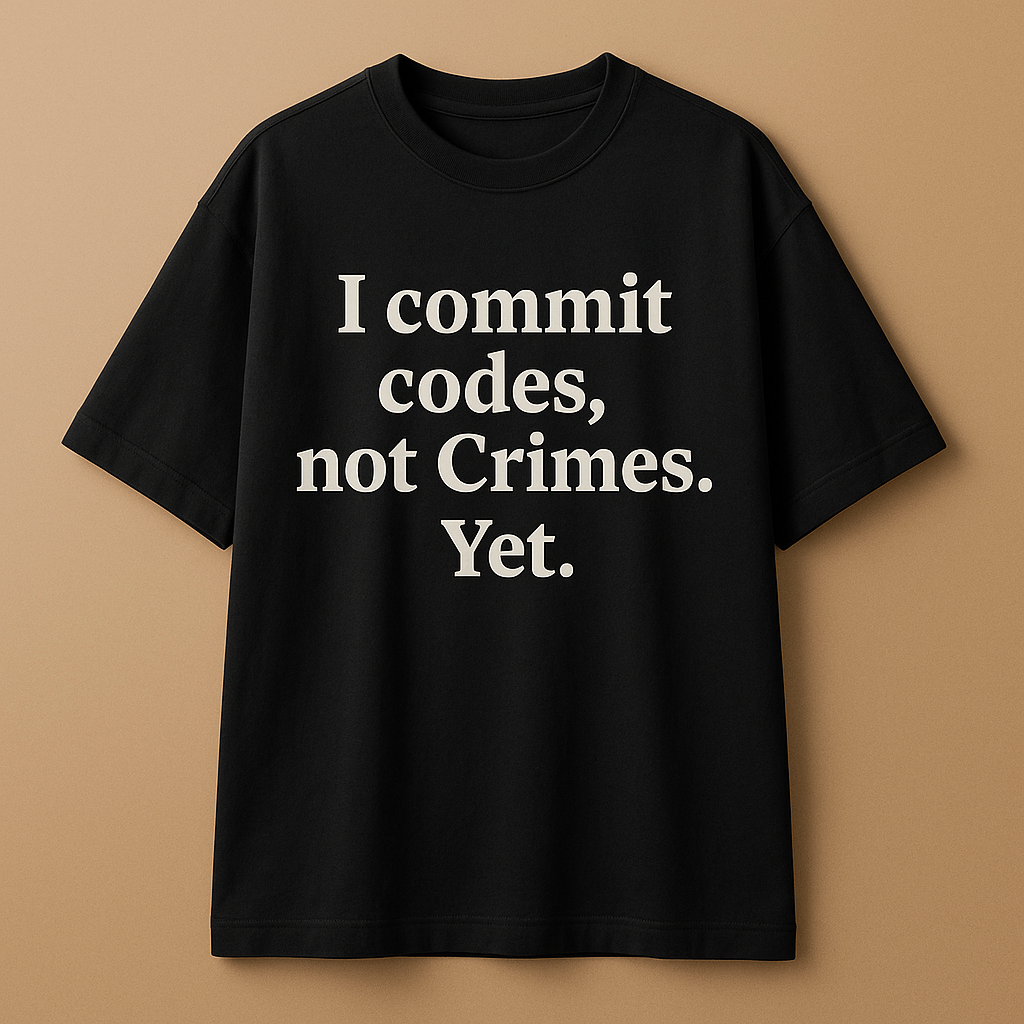 Pending Felony Update unisex oversized French Terry cotton Tshirts