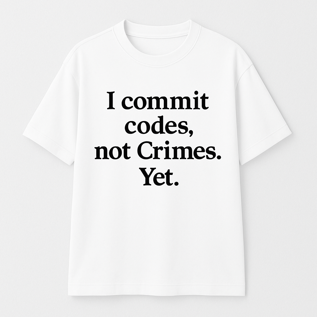 Pending Felony Update unisex oversized French Terry cotton Tshirts