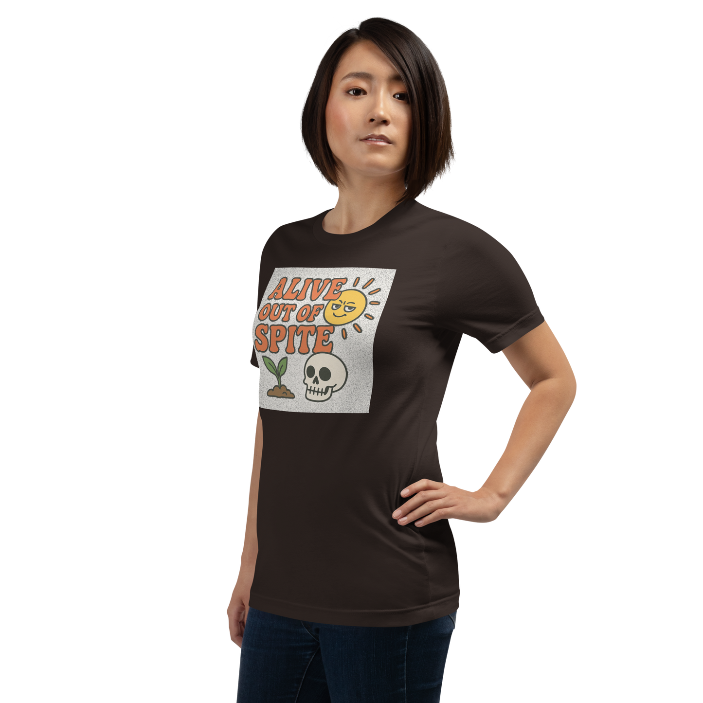 "Alive Out of Spite" Premium Unisex Graphic Tee – S to XXL