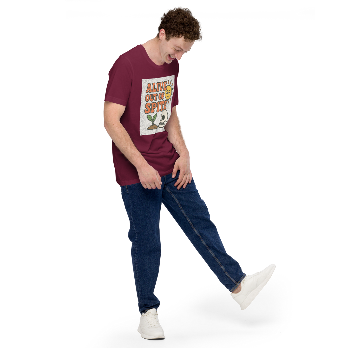 "Alive Out of Spite" Premium Unisex Graphic Tee – S to XXL